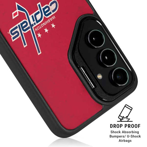 NHL Washington Capitals Distressed Galaxy S24 Plus Kickstand Case